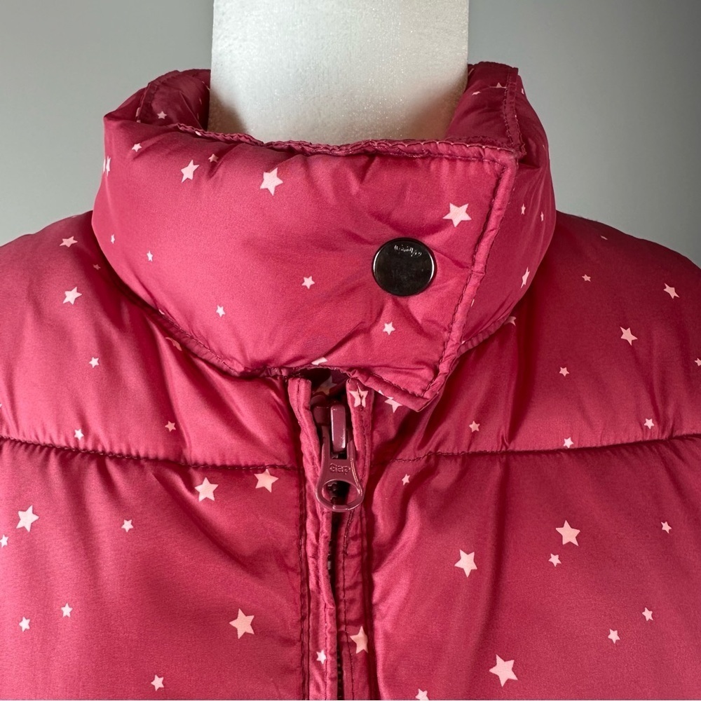 GapKids Red Star Print Puffer Vest XXL (14-16) Warm Winter Layer - Picture 6 of 12